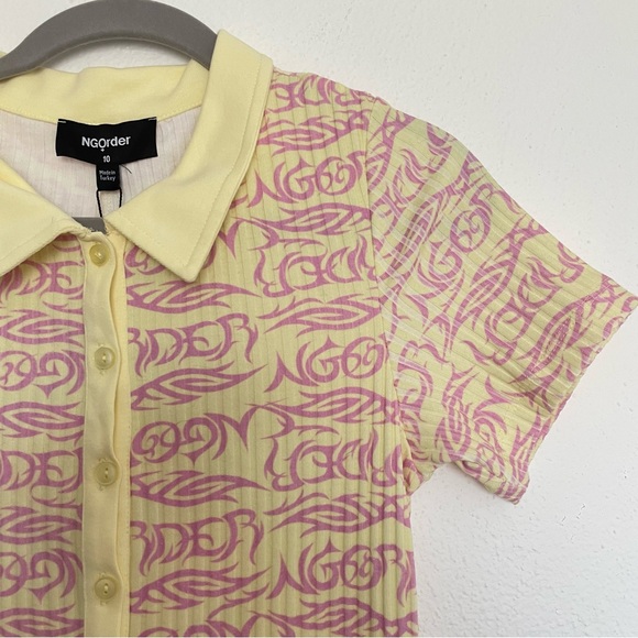 NWT Urban Outfitters x NGOrder Ribbed Romper Size 6 - Picture 6 of 7